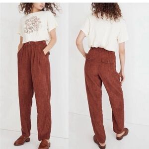 Madewell Corduroy trousers NWT